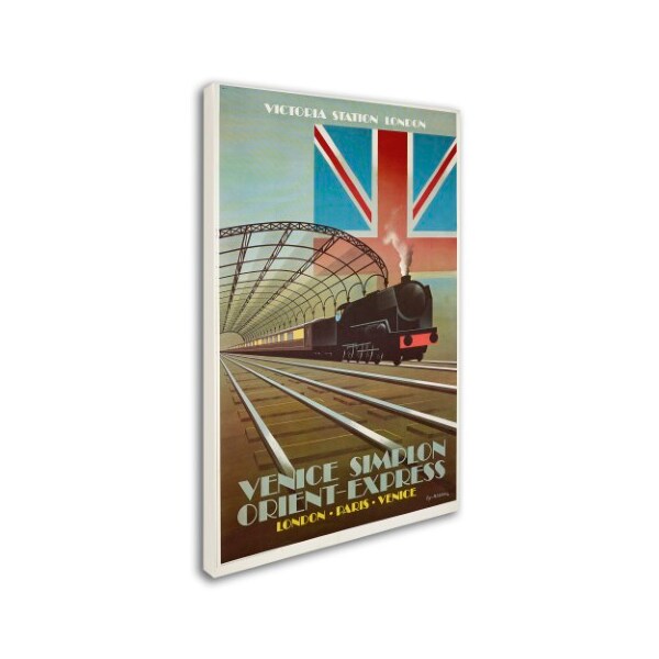 Trademark Fine Art Vintage Apple Collection 'Orient Express' Canvas Art, 12x19 - ALI6256-C1219GG