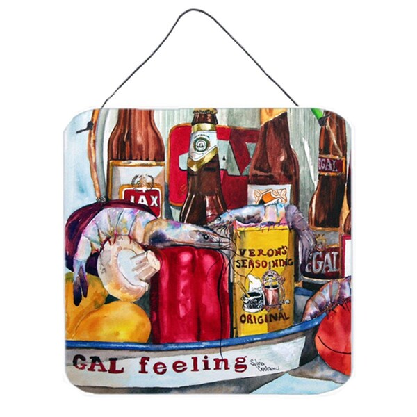 Micasa Verons And New Orleans Beers Aluminium Metal Wall or Door Hanging Prints - MI628731