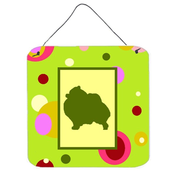 Micasa Pomeranian Aluminium Metal Wall Or Door Hanging Prints - MI628709