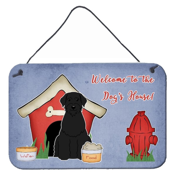 Carolines Treasures Dog House Collection Giant Schnauzer Wall or Door Hanging Prints - BB2820DS812