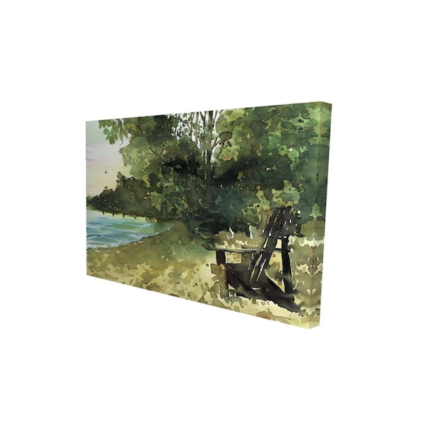 Begin Home Decor 20 x 30 in. Day At The Lake-Print on Canvas - 2080-2030-CO124