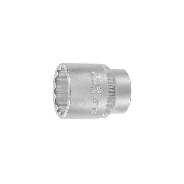 Holex 1/2 inch Drive Socket, 12 pt, 1 inch - 642122 1