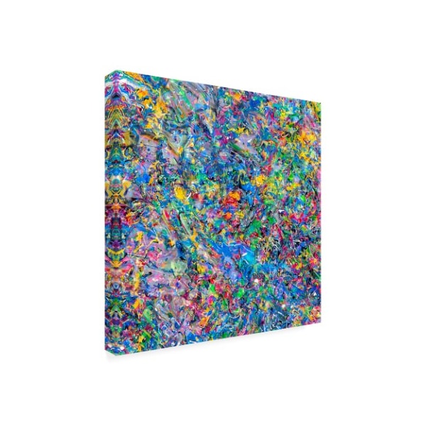 Trademark Fine Art Mark Lovejoy 'Abstract Splatters Lovejoy 2' Canvas Art, 14x14 - ALI44477-C1414GG