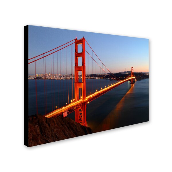 Trademark Fine Art Pierre Leclerc 'Golden Gate SF' Canvas Art, 14x19 - PL0030-C1419GG