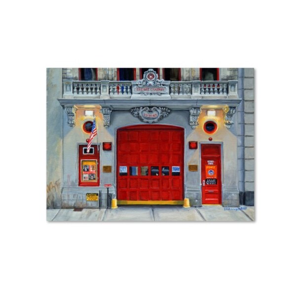 Trademark Fine Art Paul Walsh 'Fdny Engine 65' Canvas Art, 18x24 - ALI12734-C1824GG