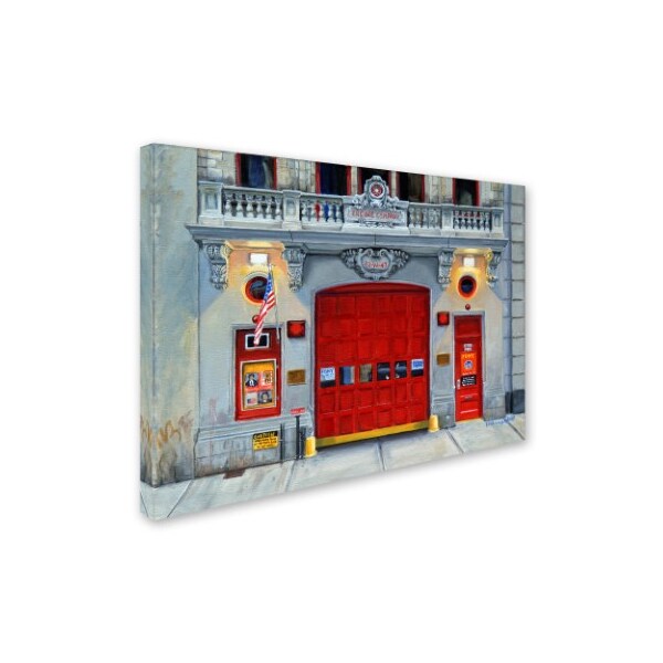 Trademark Fine Art Paul Walsh 'Fdny Engine 65' Canvas Art, 18x24 - ALI12734-C1824GG