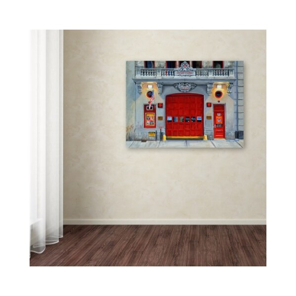 Trademark Fine Art Paul Walsh 'Fdny Engine 65' Canvas Art, 18x24 - ALI12734-C1824GG