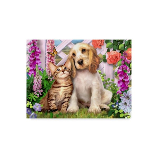Trademark Fine Art Howard Robinson 'Cats And Dogs' Canvas Art, 35x47 - ALI23914-C3547GG