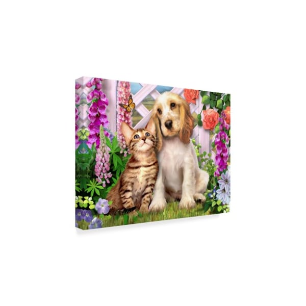 Trademark Fine Art Howard Robinson 'Cats And Dogs' Canvas Art, 35x47 - ALI23914-C3547GG