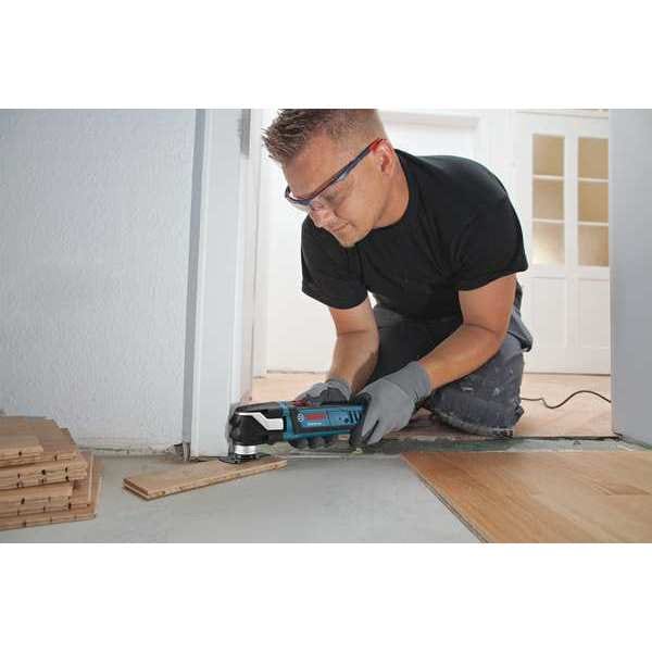 Bosch Oscillating Tool Kit, 120 V AC, Corded, 3  Degrees Oscillation Angle, Starlock Plus Series - GOP40-30C