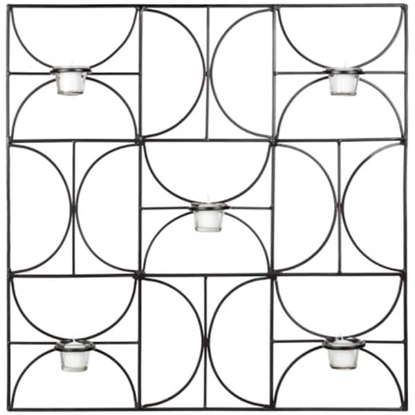 Safavieh Votive Wall Decor - Black Powder Coated - WDC1007A