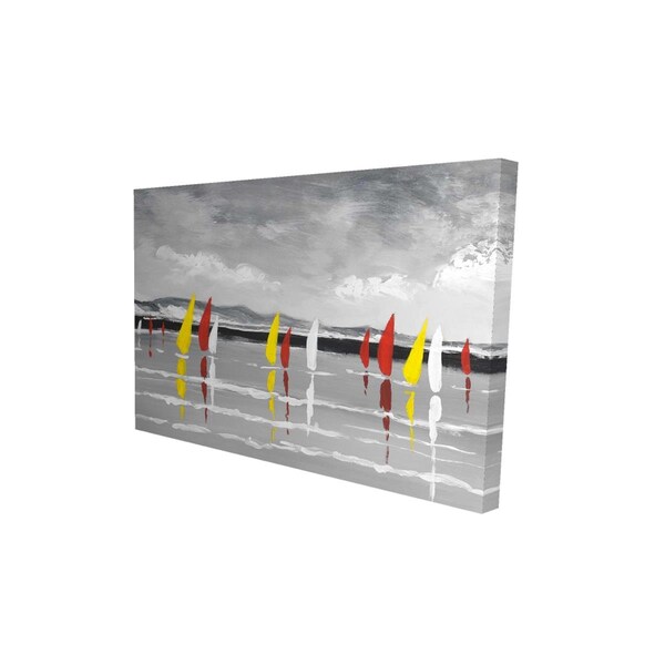 Fondo 20 x 30 in. Sailing on the Lake-Print on Canvas - FO2791089