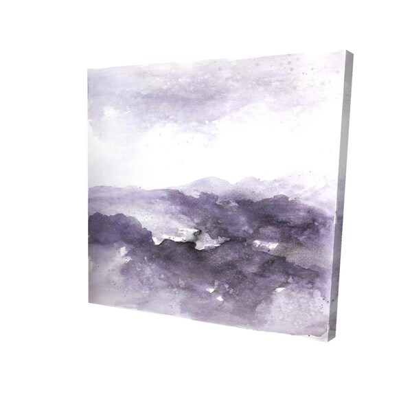 Fondo 16 x 16 in. Purple Cloud-Print on Canvas - FO2788123