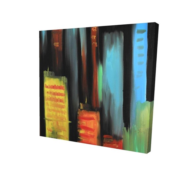Fondo 16 x 16 in. Abstract Tall Buildings-Print on Canvas - FO2787181