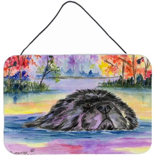 Carolines Treasures Newfoundland Indoor Aluminium Metal Wall Or Door Hanging Prints - SS8040DS812