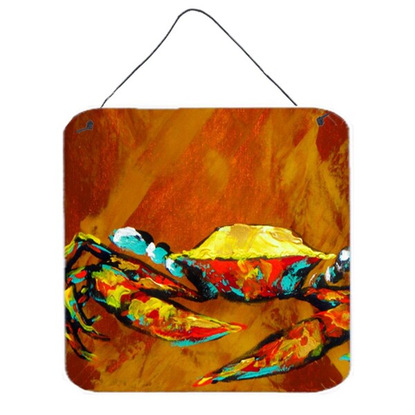 Carolines Treasures Crab Carmel Coated Aluminium Metal Wall Or Door Hanging Prints - MW1011DS66