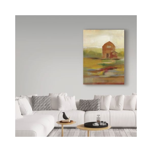 Trademark Fine Art Silvia Vassileva 'Hillside Barn II v2' Canvas Art, 35x47 - WAP03259-C3547GG