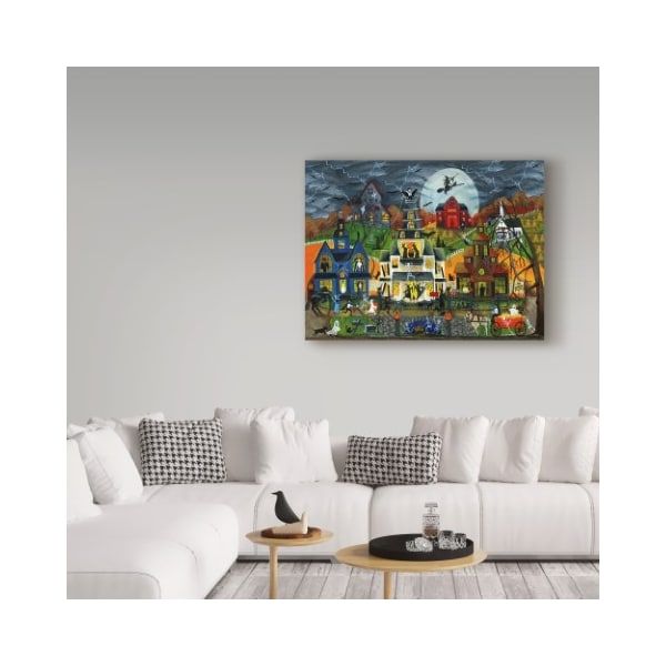 Trademark Fine Art Cheryl Bartley 'Spooky Street ' Canvas Art, 24x32 - ALI40992-C2432GG