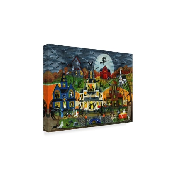 Trademark Fine Art Cheryl Bartley 'Spooky Street ' Canvas Art, 24x32 - ALI40992-C2432GG