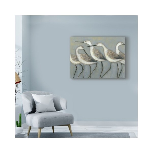 Trademark Fine Art Norman Wyatt 'Shore Birds I' Canvas Art, 14x19 - WAG02447-C1419GG
