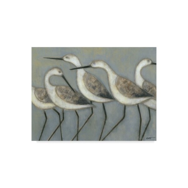 Trademark Fine Art Norman Wyatt 'Shore Birds I' Canvas Art, 14x19 - WAG02447-C1419GG