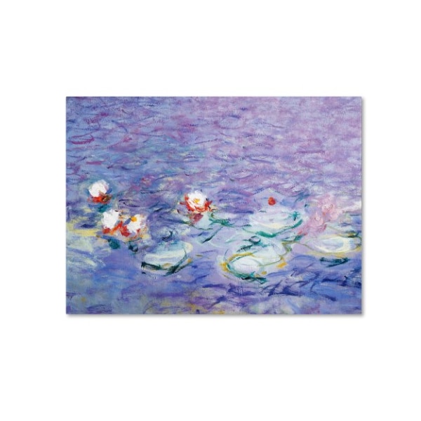 Trademark Fine Art Claude Monet 'Water Lilies II 1840-1926' Canvas Art, 35x47 - BL01464-C3547GG