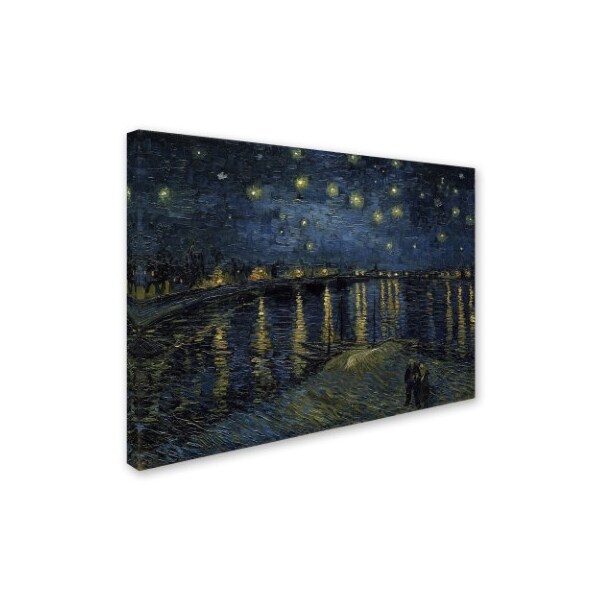 Trademark Fine Art Vincent van Gogh 'The Starry Night II' Canvas Art, 18x24 - AA01269-C1824GG
