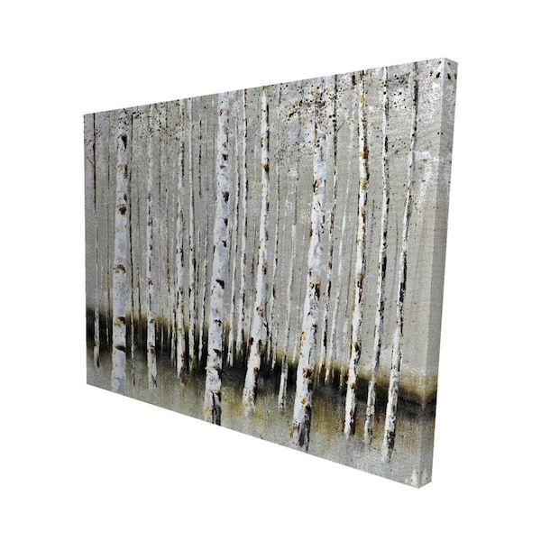Begin Home Decor 16 x 20 in. Winter Forest Landscape-Print on Canvas - 2080-1620-LA10