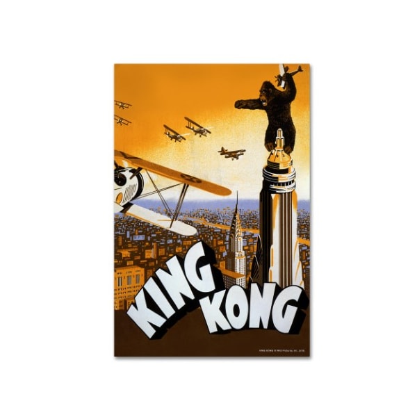 Trademark Fine Art Lantern Press 'King Kong 6' Canvas Art, 16x24 - ALI9422-C1624GG