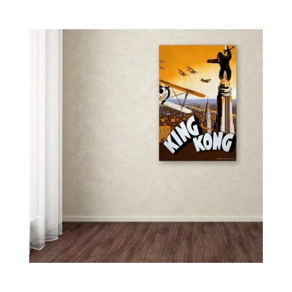 Trademark Fine Art Lantern Press 'King Kong 6' Canvas Art, 16x24 - ALI9422-C1624GG