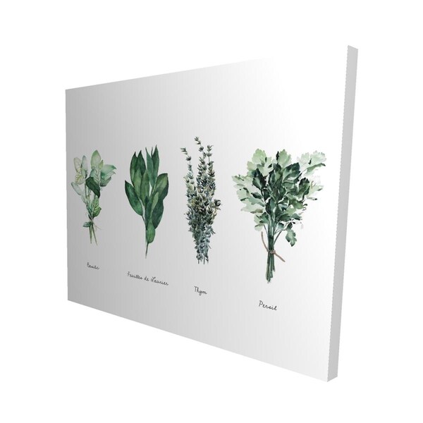 Begin Home Decor 16 x 20 in. Fines Herbes-Print on Canvas - 2080-1620-GA124-1