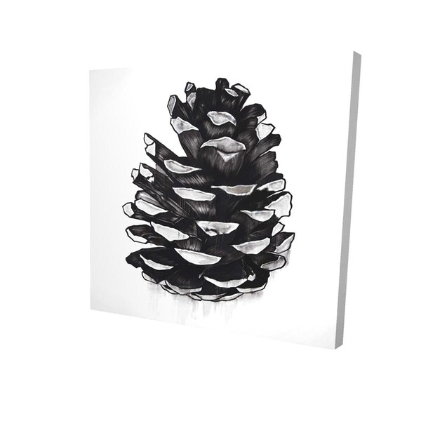 Fondo 32 x 32 in. Pine Cone-Print on Canvas - FO2789038