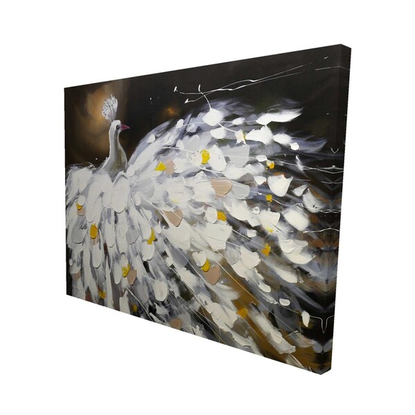 Fondo 16 x 20 in. Abstract Peacock-Print on Canvas - FO2777167