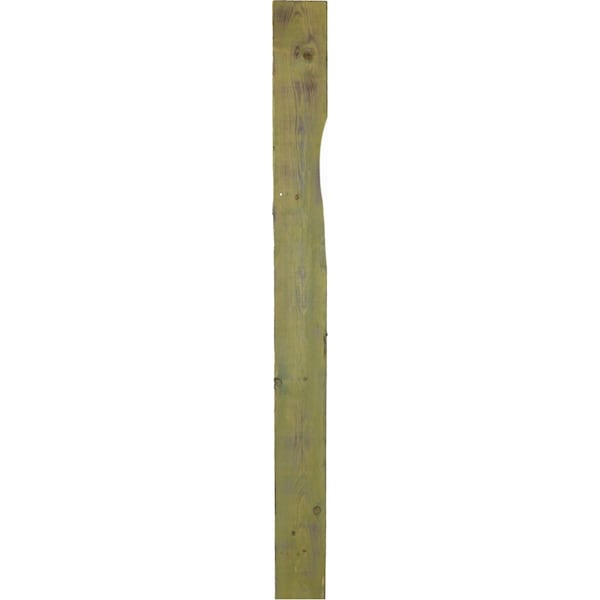 Ekena Millwork 19"W x 48"H x 3 1/2"D Vintage Farmhouse 3 Rung Ladder, Barnwood Decor Collection, Restoration Green - DECR019X048X04LDRGR