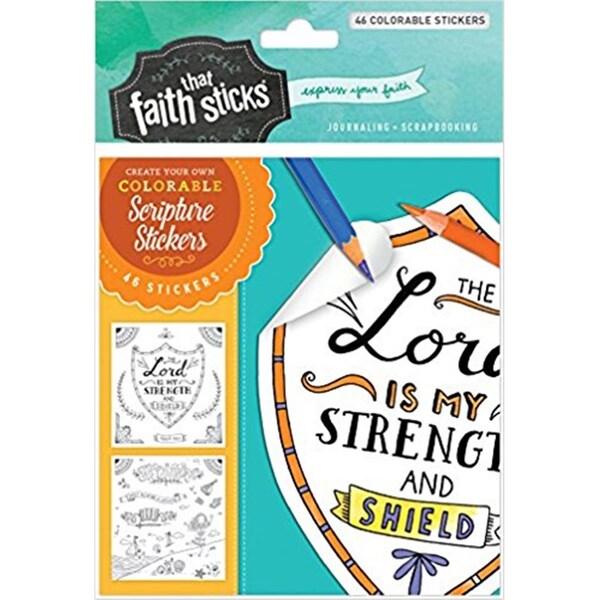 Tyndale House Publishers Sticker-Galatians 5 - 22-23 Colorable Stickers - Faith That Sticks - 91274