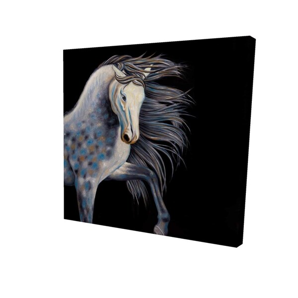 Fondo 32 x 32 in. Abstract Horse-Print on Canvas - FO2790947