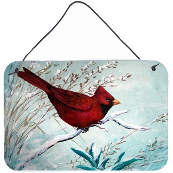 Jensendistributionservices Cardinal Winter Red Bird Wall and Door Hanging Prints - MI2556399