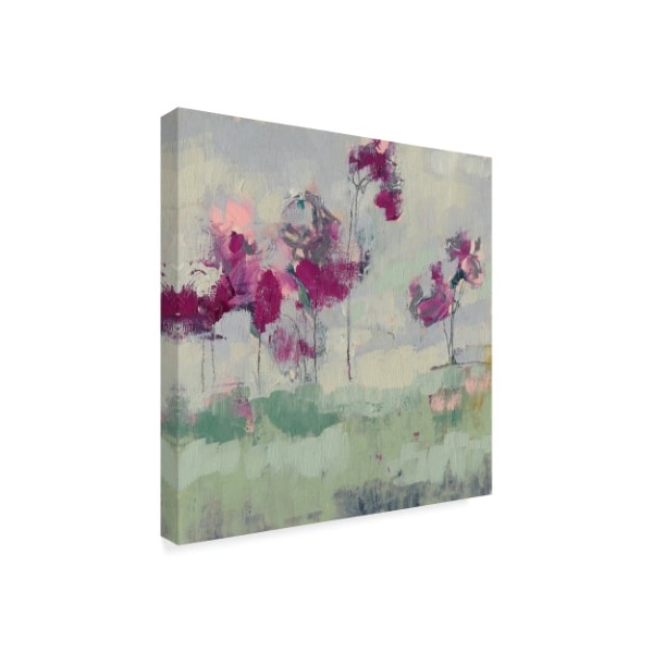 Trademark Fine Art Jennifer Goldberger 'Fuchsia Treeline I' Canvas Art, 35x35 - WAG08249-C3535GG