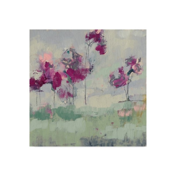 Trademark Fine Art Jennifer Goldberger 'Fuchsia Treeline I' Canvas Art, 35x35 - WAG08249-C3535GG