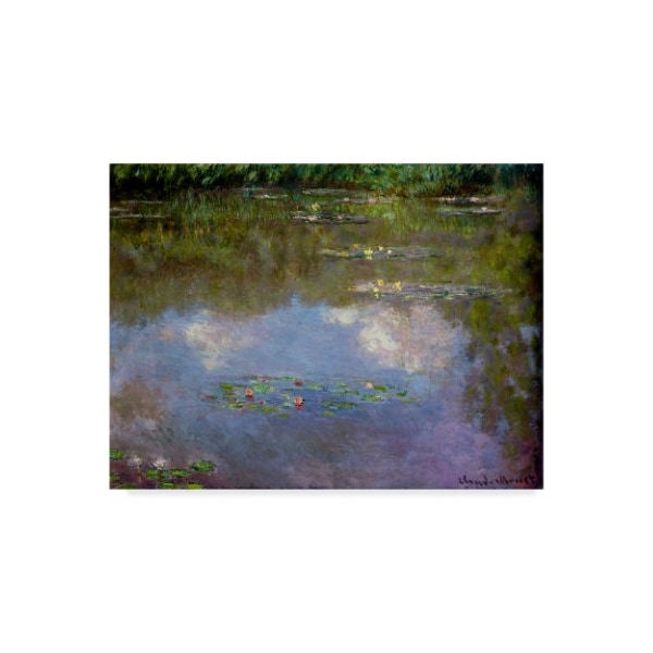 Trademark Fine Art Claude Monet 'Water Lilies, The Cloud, 1903' Canvas Art, 35x47 - BL02271-C3547GG
