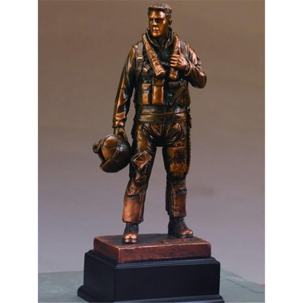 Marian Imports Marian Imports F54208 Air Force Bronze Plated Resin Sculpture - 54208