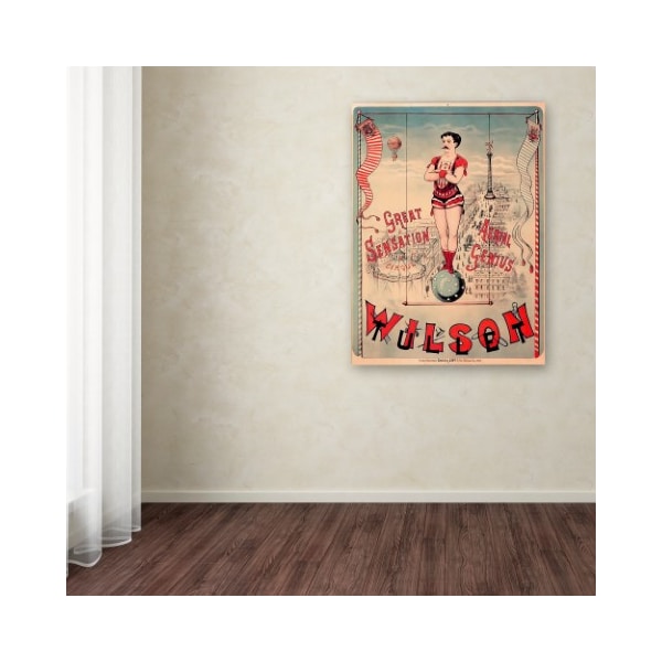 Trademark Fine Art Vintage Lavoie 'Circus 1889' Canvas Art, 18x24 - ALI19899-C1824GG