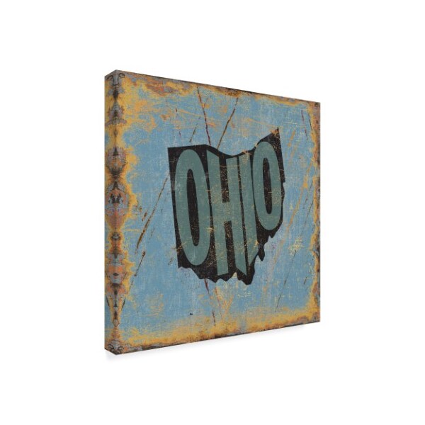 Trademark Fine Art Art Licensing Studio 'Ohio' Canvas Art, 24x24 - ALI38494-C2424GG
