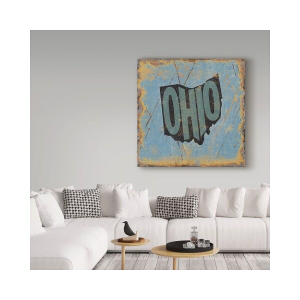 Trademark Fine Art Art Licensing Studio 'Ohio' Canvas Art, 24x24 - ALI38494-C2424GG