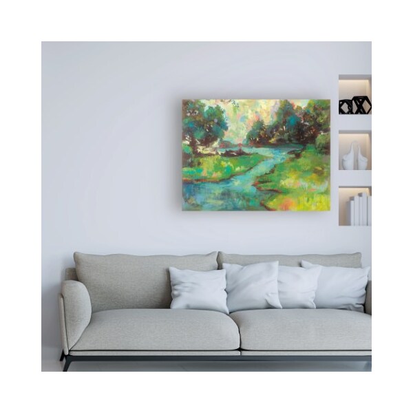 Trademark Fine Art Jeanette Vertentes 'Landscape in the Parks River' Canvas Art, 14x19 - WAP11981-C1419GG