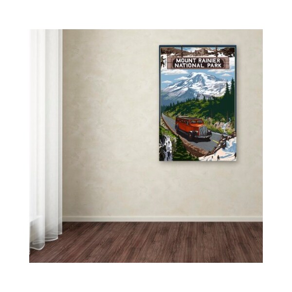 Trademark Fine Art Lantern Press 'Travel Poster 39' Canvas Art, 16x24 - ALI8712-C1624GG