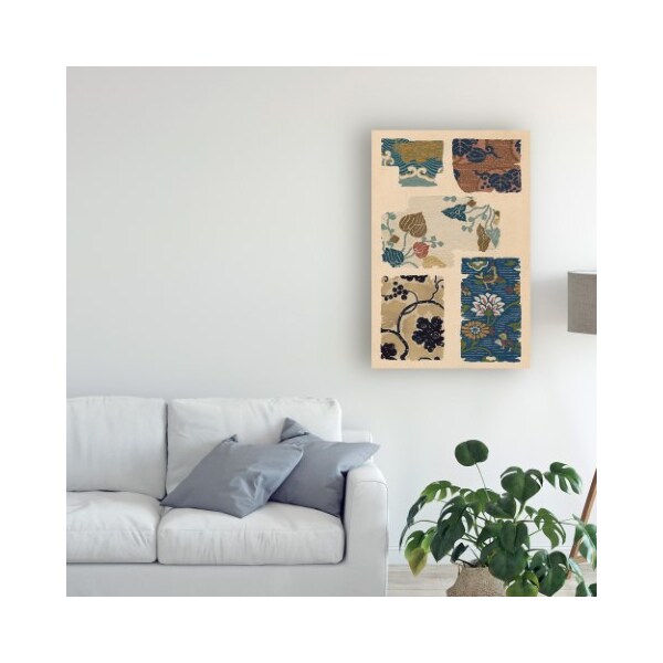 Trademark Fine Art Ema Seizan 'Japanese Textile Design Viii' Canvas Art, 16x24 - WAG09961-C1624GG