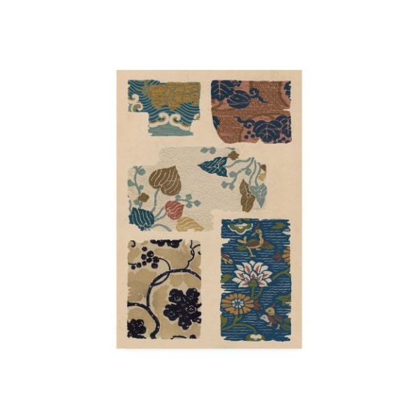Trademark Fine Art Ema Seizan 'Japanese Textile Design Viii' Canvas Art, 16x24 - WAG09961-C1624GG