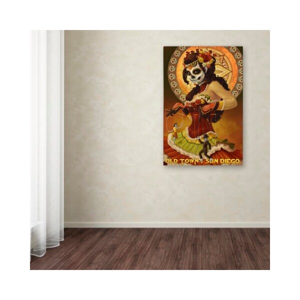 Trademark Fine Art Lantern Press 'Woman 3' Canvas Art, 16x24 - ALI9336-C1624GG