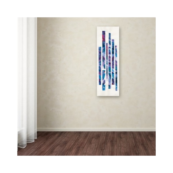 Trademark Fine Art Piper Rhue 'Ribbons of Jewels I' Canvas Art, 16x47 - WAP01109-C1647GG